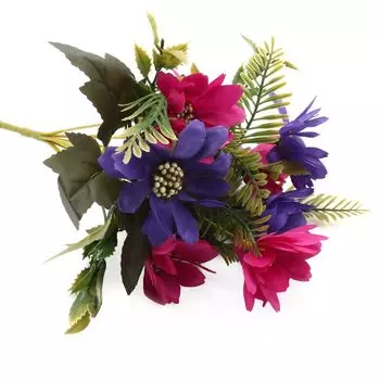 HY125-21017 Маргаритки, 36см (B Сиреневые с фиолетовым)