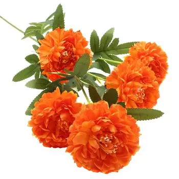 HY125-21030 Хризантемы, 59см (B Оранжевый)