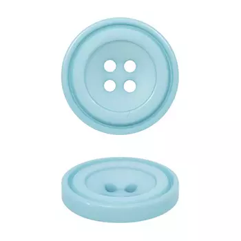HY298 Пуговицы 30мм на прокол (голубой)