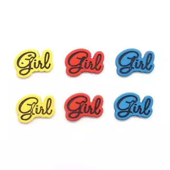 I1584-DW2 Декоративный элемент 'Girl', упак./6 шт., Magic Buttons