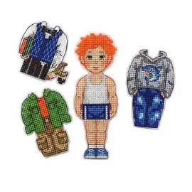 ИД-005 Набор для вышивания вышивания игрушки 'Лёва' 5,0*11,5см