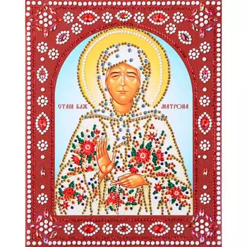 IF004 Картина со стразами Колор Кит 'Святая Блаженная Матрона' 20*25см