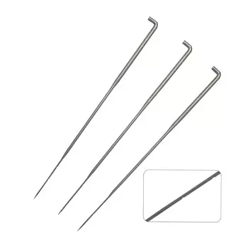 Игла для фильцев. №36 средняя 3,5'/90 (по 2 зубца на 3 ребрах)