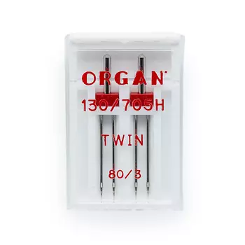 Иглы Орган двойные 2-80/3