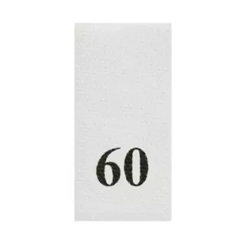 Этикетка-размерник, белый, 10*20 мм, упак./100 шт. (60)