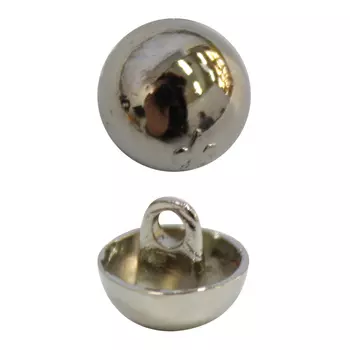 JN1387 Пуговица 10*8 мм (никель)