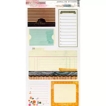 JS0113 Стикеры 15*27см GLITZ JOURNALING UNCHARTED WATERS