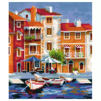 Ю-02 Набор для вышивания 'Южная пристань', 16*18 см
