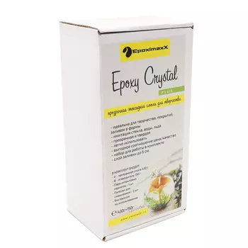 Ювелирная прозрачная смола Epoxy Crystal PLUS, 580г