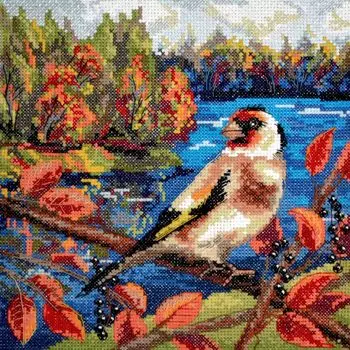 К-103 Наборы для вышивания нитками Созвездие 'Осень' 20*20см