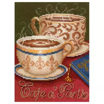 К-21 Набор для вышивания 'Кофе в Париже', 15*21 см