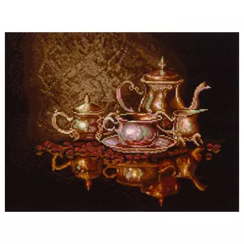 К-22 Набор для вышивания 'Кофейный сервиз', 35*28 см