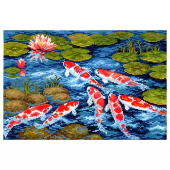 К-23 Набор для вышивания 'Карпы кои', 33*22 см