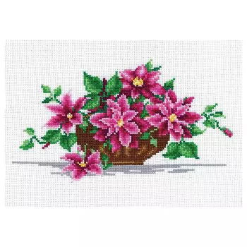 К-28 Набор для вышивания ''Клематисы', 26*15 см