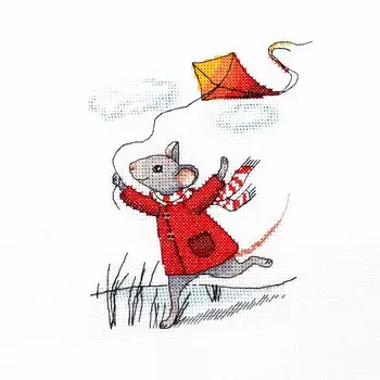 К-302 Набор для вышивания крестом Созвездие 'На прогулке' 14,5*13см