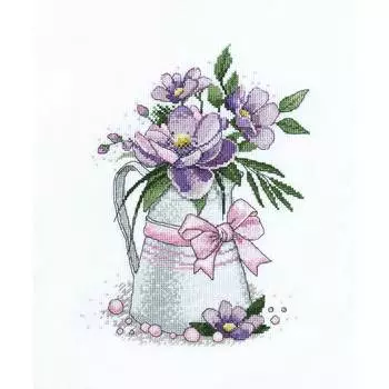 К-331 Набор для вышивания крестом Созвездие' Цветочная нежность' 17*22см