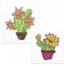 К-350/352 Комплект наборов для вышивания крестом 'Колючий смузи', 'Фламенко', 'Созвездие'