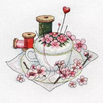 К-364 Набор для вышивания крестом Созвездие ' Творческий сервиз ' 21*19см