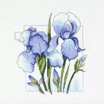 К-370 Набор для вышивания крестом Созвездие 'Ирисы' 25*28см