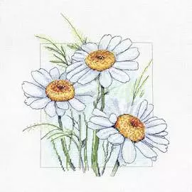 К-375 Набор для вышивания крестом Созвездие 'Ромашки' 23*25см