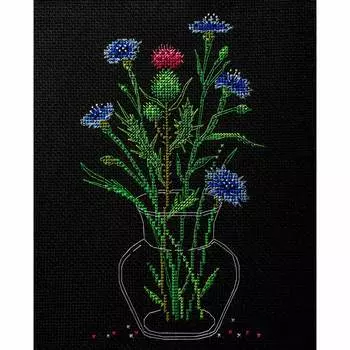 К-386 Набор для вышивания крестом Созвездие 'Чарующие соцветия'13*20,5 см