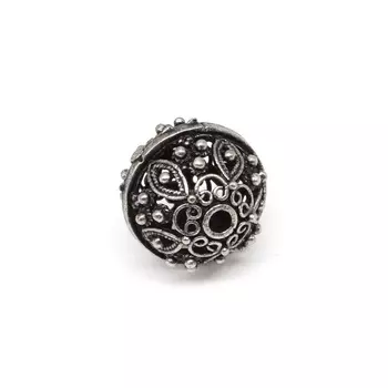 K-4910-C Бусина металл, 18 мм, упак./1 шт., Астра Premium