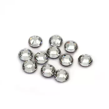 Камни плоские с клеем 2038/E SS 10 (1) кристалл прозр. 50шт. Swarovski