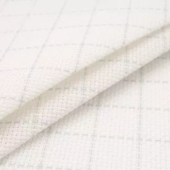 Канва в упаковке 3510/1219 Easy Count Aida 16ct (100% хлопок) 50*55см, белый клетка