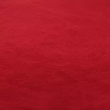 Кардочес для валяния и рукоделия, 100% полутонкая шерсть,100гр (0042 красный)
