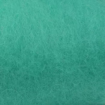 Кардочес для валяния и рукоделия, 100% полутонкая шерсть,100гр (3859 мята)