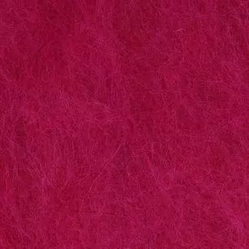 Кардочес для валяния и рукоделия, 100% полутонкая шерсть,100гр (1425 винный)