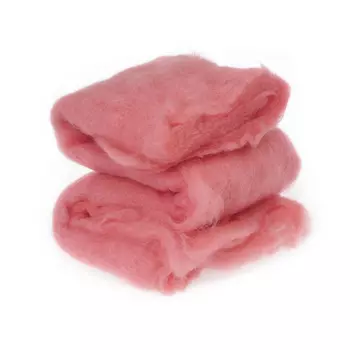 Кардочес для валяния и рукоделия, 100% полутонкая шерсть,100гр (0160 розовый)