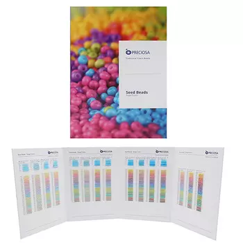 Карта цветов - Бисер Solgel Чехия Preciosa