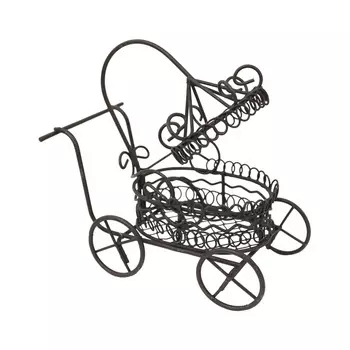 KB2301 Металлическая коляска, корич. 11*6,5*10,5см Astra&amp;Craft