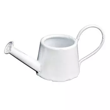 KB3978 Металлическая мини лейка белая 7,5*3*2,5*3см Астра