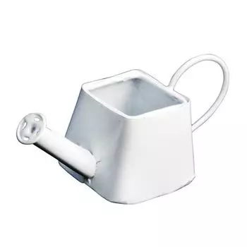 KB4403 Металлическая мини лейка белая 7,5*3*2,3*3,5см Астра