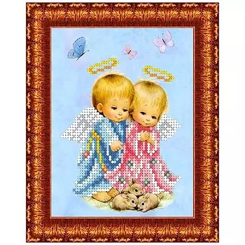 КБА-5015 Канва с рисунком для бисера 'Любимые зверушки' А5