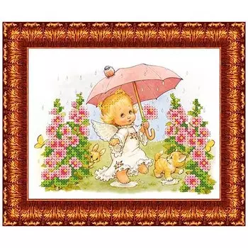 КБА-5019 Канва с рисунком для бисера 'У природы нет плохой погоды' А5