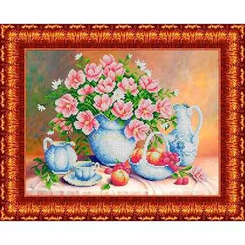 КБЦ-3043 Канва с рисунком для бисера 'Летнее утро' А3