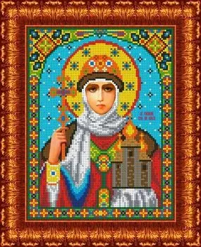 КБИ-4036 Канва с рисунком для бисера 'Св. Княгиня Ольга', А4