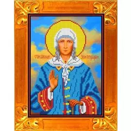 КБИ-4062 Канва с рисунком для бисера 'Ксения Петербуржская', А4