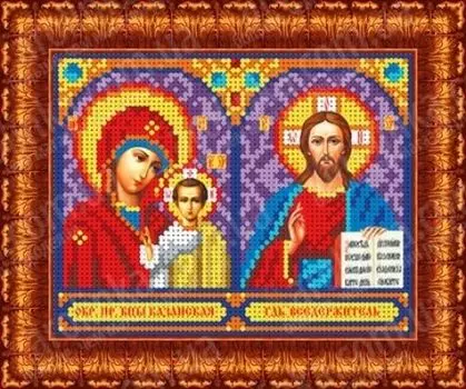 КБИ-5011 Канва с рисунком для бисера 'Венчальная Пара', А5