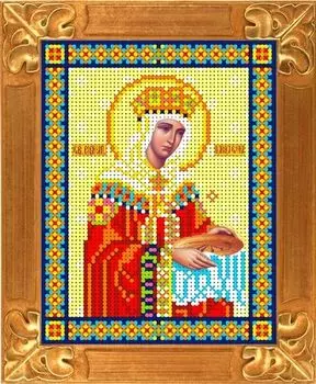 КБИ-5028 Канва с рисунком для бисера 'Св. Царица Елена', А5
