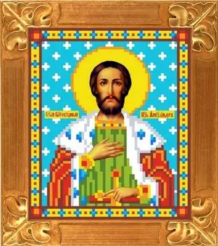 КБИ-5037 Канва с рисунком для бисера 'Князь Александр', А5