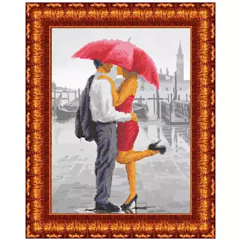 КБЛ-3040 Канва с рисунком для бисера 'Рандеву' А3