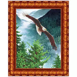 КБЖ-3032 Канва с рисунком для бисера 'Орел' А3