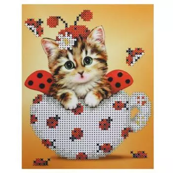 КБЖ-5022 Канва с рисунком для бисера 'Рыжик', А5