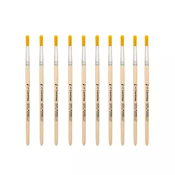 Кисть школьная из синтетического волокна круглая №5