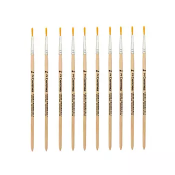 Кисть школьная из синтетического волокна круглая №2