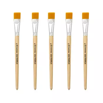 Кисть синтетика плоская прямая № 20